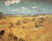 文森特 威廉 梵高 : 麦垛与收割者